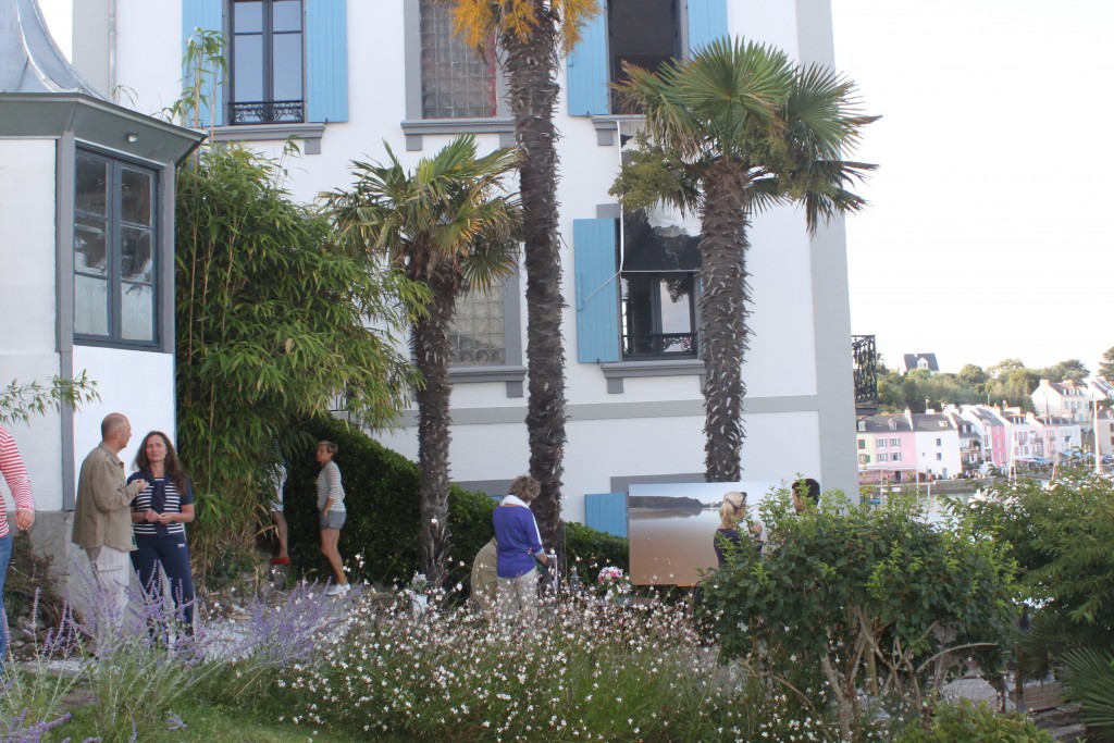 exposition dans le jardin de la villa pen prad